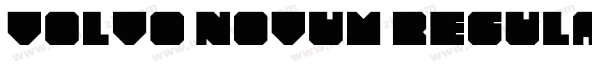 Volvo Novum Regular字体转换